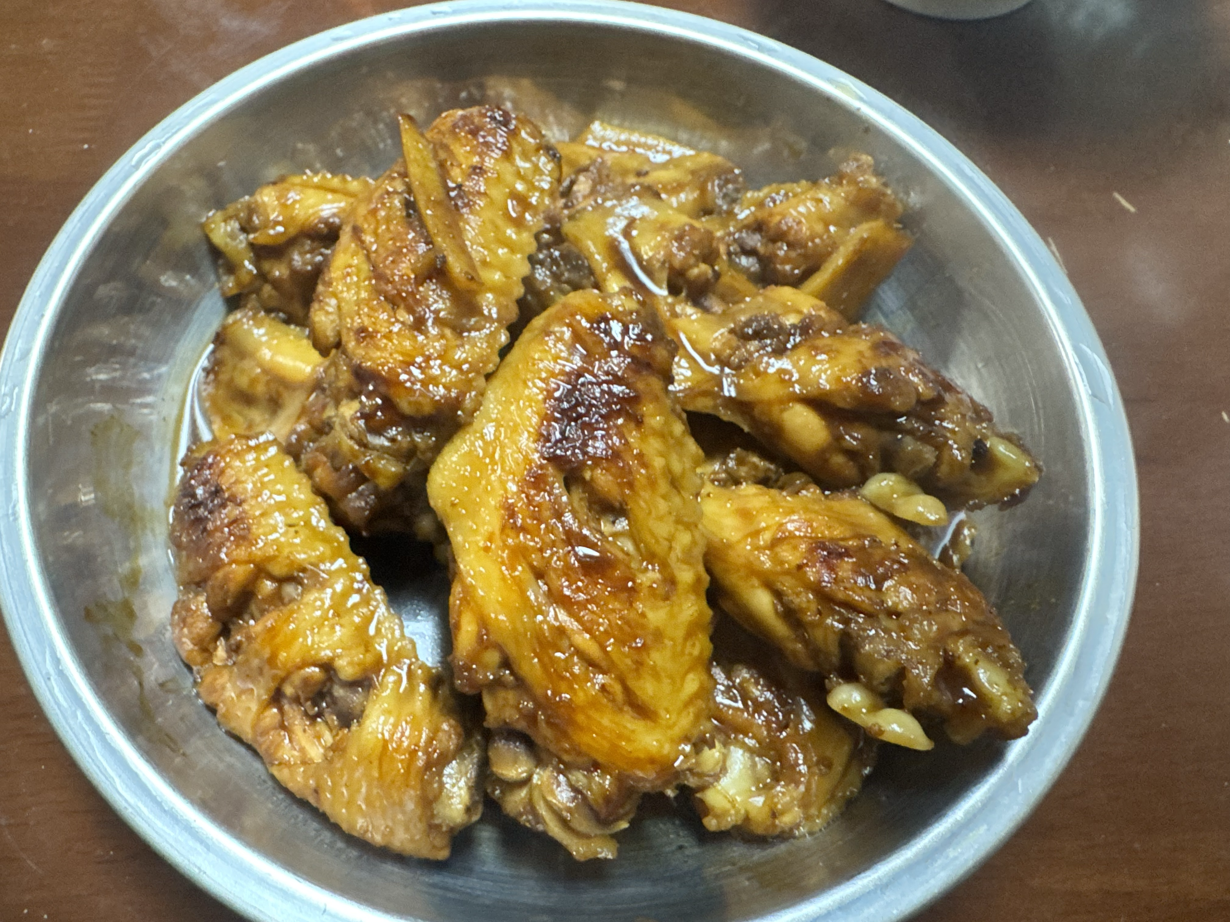 chicken wings with coke