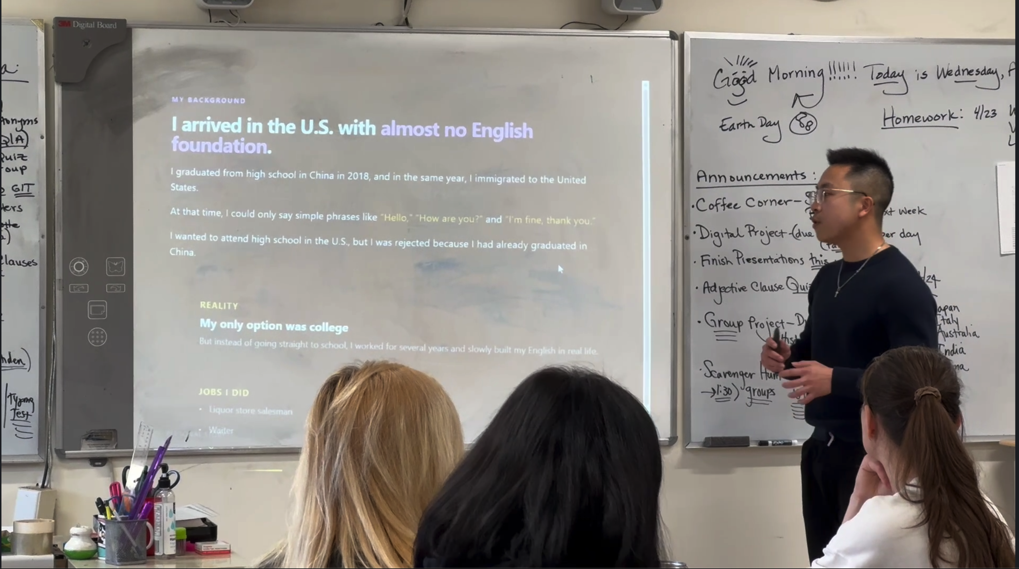 Well done on presentation